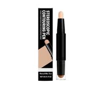 Stick De Contour Stéréoscopique, Avec Conception Rotative À Extrémité, 1,7 X 11,9 Cm, Bâton De Surligneur De Contour, Cosmétique De Mise En Forme Du Visage Imperméable À Double Extrémité, Formule Crèm