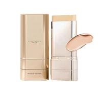 Stick de Contouring pour Débutants, Bâton de Fondation Double Extrémité Contour & Highlight, Facile à Mélanger pour Maquillage du Visage, Finition Radieuse (02#)