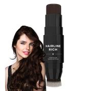 Stick de couverture des racines - Stylo anti-cernes longue durée pour cheveux gris, couleur de retouche précise de la ligne des cheveux, design compact et portable, formule d'application lisse avec fi
