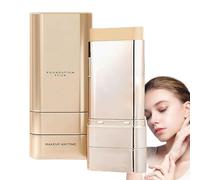 Stick de de teint à double extrémité, crème anti-cernes à couverture complète avec apprêt, outil de maquillage fonctionnel, stick facial à mélange lisse pour filles, femmes et adolescentes, appli