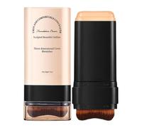 Stick De De Teint Naturel - Stick Hydratant Pour Le Visage Avec Pinceau, Correcteur Makeup Revolution, Contour Léger | Couverture Éclaircissante Pour Noël De Thanksgiving, Rencontres, Shopping, S