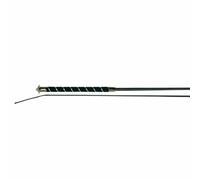 Stick de dressage de dressage avec poignée en velours Daslö Noir 100 cm