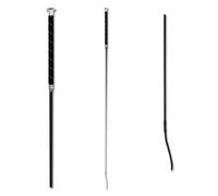 Stick de dressage équitation avec poignée en velours Waldhausen Noir 110 cm