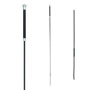 Stick de dressage équitation Waldhausen Noblesse - Noir - 120 cm