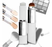 Stick De Fond De Teint Changeant De Couleur Avec Pinceau, CrèMe Hydratante LéGèRe Et Couvrante Avec Brosse, Stick Fond De Teint à Effet Changeant, BâTon CrèMe Adapté à Tous Les Types De Peau (Moyen)