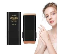 Stick De Fond De Teint Crème - Couverture Complète De Bâton De Fond De Teint Hydratant 15g | Maquillage De Fondation À La Crème Portable Avec Pinceau, Peau Mature Cachée À Double Tête, Du