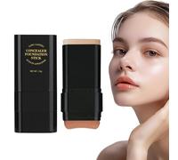 Stick de fondation anti-cernes - Crème hydratante 15G, couverture rosée | Meilleur maquillage liquide léger pour la peau sèche sensible, finition naturelle durable, base hydratante d'usure quotidienne