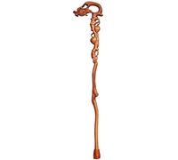 Stick de Marche en Bois Canne Solide Canne, béquilles âgées, bâton de Marche en Bois Massif, Marcheur, 4 Styles Sculpture Fine 92 cm de Long Disponible si nécessaire tronqué par Vous-même