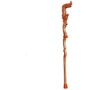 Stick de Marche en Bois Canne Solide Canne, béquilles âgées, bâton de Marche en Bois Massif, Marcheur, 4 Styles Sculpture Fine 92 cm de Long Disponible si nécessaire tronqué par Vous-même
