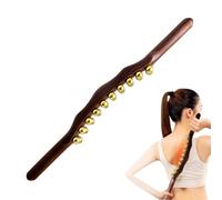 Stick de massage pour le dos Outil De Relaxation À Double Rangée 20 Billes