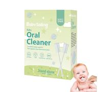 Stick de nettoyage pour bébé - 0,51 x 2,95 pouces de brosse à dents pour la langue gaze | Sutures SUTURES DE NETTOYAGE pour garçon, fille, maison, vrai, hôtel et étranger