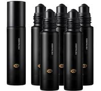 Stick de réparation des yeux pour les hommes, bâton pour les yeux avec des ingrédients naturels, sous l'huile d'essence à rouleau pour les sacs à vue et les cernes (5Pcs)