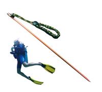 Stick de Son de plongée - Accessoire de Corde, Sonnette en métal | Baton Durable avec Finition et Crochet à Clip pour Orientation de Natation dans l'océan Sport Seports sous- de
