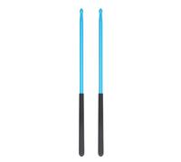 Stick de tambour en alliage en aluminium de haute qualité professionnel pour les battements bruyants et clairs adaptés aux débutants (Bleu)