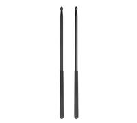 Stick de tambour en alliage en aluminium de haute qualité professionnel pour les battements bruyants et clairs adaptés aux débutants (Noir)
