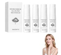 Stick essence multi-réparateur double action,stick hydratant visage. (2PCS) | Double Serum Multi-Baume Élasticité & Ridules, stick de soin raffermissant et illuminateur, hydratation longue durée.