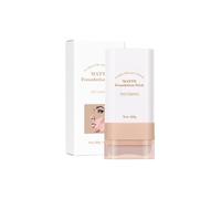 Stick Fond de Teint Coréen 2 en 1 avec Pinceau Intégré, Fond de Teint Stick 2 en 1 Imperméable Longue Tenue, Couvrance Totale, Correcteur, Lissant, Éclat, Hydratant pour Peaux Matures (#3, 20g)