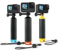 Stick Grip Float Handler Floating Handle Monopod Compatible with GoPro Hero 13 12 11 10 9 8 7 6 5 Session DJI Action Cameras - Orange