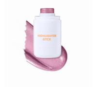 Stick Highlighter Fines Paillettes, 6 Teintes Waterproof Stick Contour Blush Illuminateur Visage Crème, Longue Tenue Éclat Naturel Lueur Corps Maquillage, Respecte Les Pores Pour (6.8g) (#3)