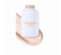 Stick Highlighter Fines Paillettes, 6 Teintes Waterproof Stick Contour Blush Illuminateur Visage Crème, Longue Tenue Éclat Naturel Lueur Corps Maquillage, Respecte Les Pores Pour (6.8g) (#2)