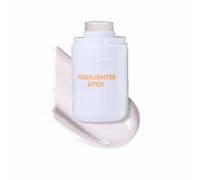 Stick Highlighter Fines Paillettes, 6 Teintes Waterproof Stick Contour Blush Illuminateur Visage Crème, Longue Tenue Éclat Naturel Lueur Corps Maquillage, Respecte Les Pores Pour (6.8g) (#1)