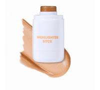 Stick Highlighter Fines Paillettes, 6 Teintes Waterproof Stick Contour Blush Illuminateur Visage Crème, Longue Tenue Éclat Naturel Lueur Corps Maquillage, Respecte Les Pores Pour (6.8g) (#6)