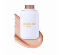 Stick Highlighter Fines Paillettes, 6 Teintes Waterproof Stick Contour Blush Illuminateur Visage Crème, Longue Tenue Éclat Naturel Lueur Corps Maquillage, Respecte Les Pores Pour (6.8g) (#4)