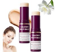 Stick hydratant au collagène coréen, baume multi-action au calcium, anti-âge, anti-relâchement, anti-rides, soin réparateur et hydratant.