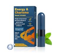 Stick Inhalateur Nasal | Stick Nasal De 2ml À Effet Revigorant - Inhalateur Rafraîchissant Pour Le Nez,Pour Hommes Amélioration De La Clarté Concentration Force Vitalité Bien-être
