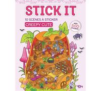 Stick It - 10 scènes cosy creepy à créer - Ophélie Ortal - 404 Editions - broché - Livre-jeu