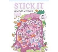 Stick It - 10 scènes cute et cosy à créer - Activité loisirs créatifs - Loisirs créa - Scènes à sticker - Art Thérapie - Cute and cosy - Mini cosy - Activité stickers