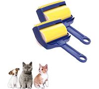 Stick It Roller Stick It Lot de 2 rouleaux d'épilation pour poils d'animaux domestiques réutilisables et lavables pour poils d'animaux, vêtements, sièges de voiture
