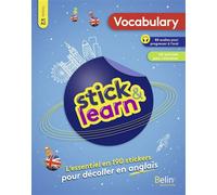 Stick & learn vocabulary - Emmanuelle Petit - Belin Éducation - broché - Scolaire / Universitaire