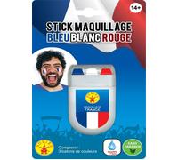 Stick Maquillage Visage - Rubie's - Bleu Blanc Rouge - Enfant Mixte - Haute Qualité - Amusement Assuré