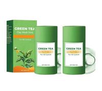 Stick Masque à l'Argile et au Thé Vert, Éclat et Réduction des Pores, Contrôle du Sébum et Purification, Formule Légère et Apaisante, Convient aux Peaux Grasses et Mixtes, Application Facile, 30 g