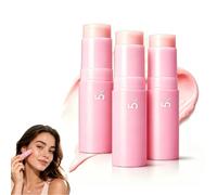 Stick Multi-Baume Volume au Collagène Rose, Baume de Soin Coréen Anti-Rides au Collagène pour les Yeux, le Cou, le Front, les Ridules d'Expression et les Lèvres(3pcs)