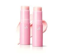 Stick Multi-Baume Volume au Collagène Rose, Baume de Soin Coréen Anti-Rides au Collagène pour les Yeux, le Cou, le Front, les Ridules d'Expression et les Lèvres(2pc)