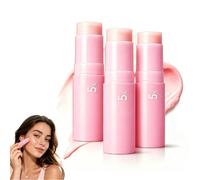 Stick Multi-Baume Volume au Collagène Rose, Baume de Soin Coréen Anti-Rides au Collagène pour les Yeux, le Cou, le Front, les Ridules d'Expression et les Lèvres