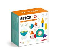Stick-O Blocs de Construction magnétiques pour Enfants à partir de 1 an Jouets de Construction Jouets éducatifs avec Aimant Pop Friends Set pour Filles garçons Jouets Montessori 10 pièces