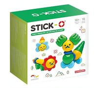 Stick-O Jeu de Construction magnétique pour Enfants à partir de 1,5 Ans, Jouets de Construction créatifs et éducatifs, kit d'amis de la forêt pour Filles et garçons, Jouets Montessori, 16 pièces