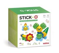 Stick-O Jeu de construction magnétique – Kit Amis de la forêt, Montessori, 16 pièces, dès 1,5 ans
