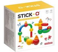 Stick-O Jeu de Construction magnétique pour Enfants à partir de 1,5 Ans, Jouets de Construction créatifs, Jouets éducatifs avec aimants, pour Filles et garçons, Jouets Montessori, 10 pièces,