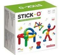 Stick-O Jeu de Construction magnétique pour Enfants à partir de 1,5 Ans, Jouets de Construction créatifs, Jouets éducatifs avec aimants, pour Filles et garçons, Jouets Montessori, 20 pièces,