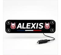 Stick Olivier - Plaque Lumineuse Cabine Camion - Prénom, Message, Logo Personnalisés - Éclairage Puissant LED 5, 12, 24V - Enseigne Néon Personnalisable Décoration Intérieure - Fabrication Française