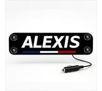 Stick Olivier - Plaque Lumineuse Cabine Camion - Prénom ou Message Personnalisé - Éclairage Puissant LED 5, 12, 24V - Enseigne Néon Personnalisable Pour Décoration Intérieure - Fabrication Française