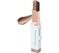 Stick ombre à paupières double couleur, stick ombre à paupières irisé dégradé 2 en 1, sticks longue tenue et waterproof, faciles à appliquer, maquillage des yeux pour (04#)