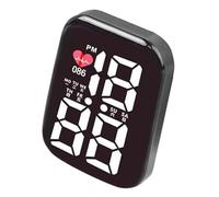 Stick on Clock for Car Dashboard - ABS + PC, Waterproof LED Digital Mini Clock, Adhesive Vehicle Time Display | Car Interior Gadget, Motorcycle Dashboard Timer for SUV, Truck, Bike, RV Use