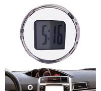 Stick on Clock for Car Dashboard - Small Car Clock Digital Vent Watch Watch