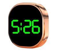 Stick On Digital Clock - Mini écran LCD | Small Adhesive Dashboard Clock with Clear LCD Screen; Compact, Lightweight Design For Car, Bathroom, Kitchen, RV, Bureau et Outdoor Travel Use