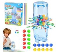 Stick Pull Game - Kerplunk Rapide et Amusant pour 2 à 4 Joueurs | Jeux de bâtons pour avec Perles, bâtons et unité | Les Jeux aident à établir Une Interaction et Une Communication étroites